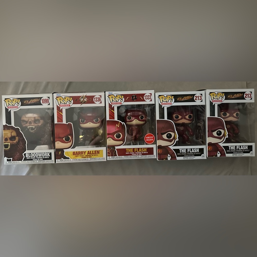The Flash Funko pop set